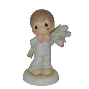 2001 Precious Moments Enesco "For The Sweetest Tu-lips In Town" 306959B Rare box